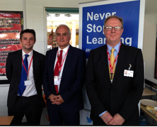 Meeting Sir Michael Wilshaw and Bradley Symmons. (SW Director of Ofsted)